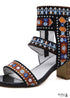 New Bohemian Embroidered Sandals